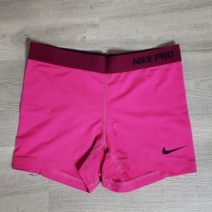 Nike Pro Women’s 3” Hot Pink Training Shorts